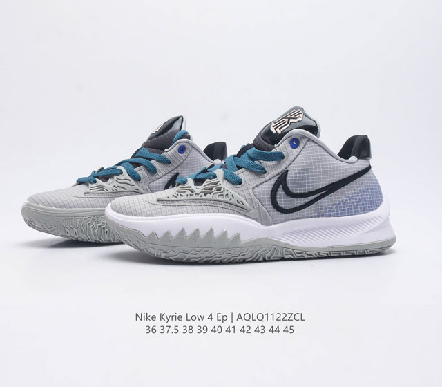 The Nike Kyrie Low 4 Ep men's and women's Irving 4 low top practical basketball shoes are designed to help players achieve fast performance and multi-directional grip while controlling the ball and shaking off defense. The Nike Kyrie Low 4 Ep men's a
