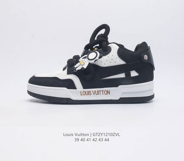 Louis Vuitton deconstruction straps Louis Vuitton Lv board shoes fashion thick sole height increasing sports shoes trendy men's shoes comfortable non slip sole and versatile screen dominating the entire fashion and entertainment industry. The details