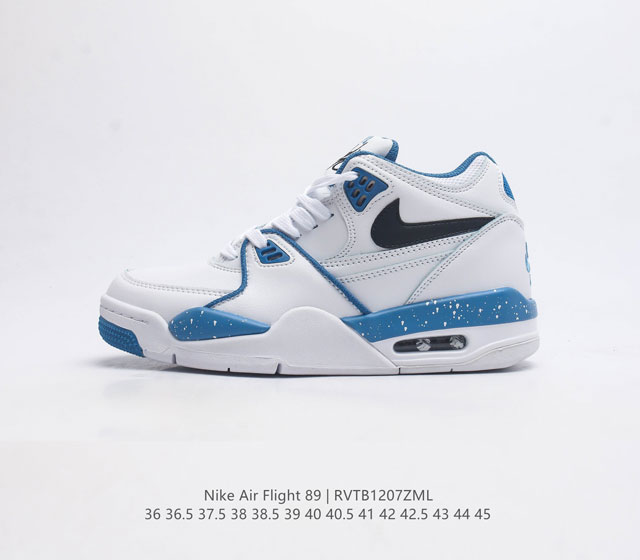 Company level Nike Super Cool Nike Air Flight 89 Air Cushion Shoes AJ4 Simplified Brother Basketball Shoes Men's and Women's Sports Shoes Air Jordan 4 Twin Brother Nike Air Flight