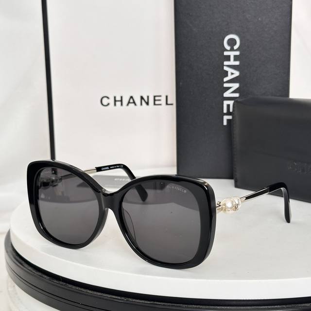 Online hot spot direct sales Chanel Naza super beautiful Chanel ch5339-H double pearl sunglasses