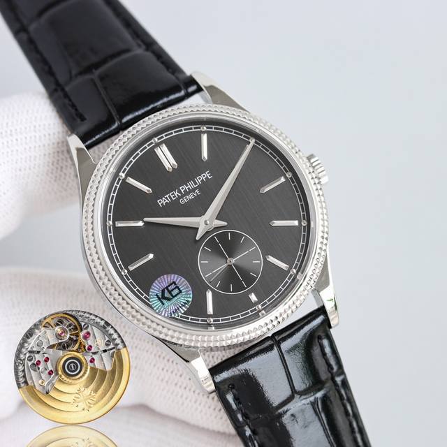 The white shell rose gold Tw Factory's new Patek Philippe - Classic Watch Series 6119 watch has made a stunning debut. Perfectly restore the unique texture and minimalist style of the king in the table! [Details upgraded as follows] 1. Watch size 39M