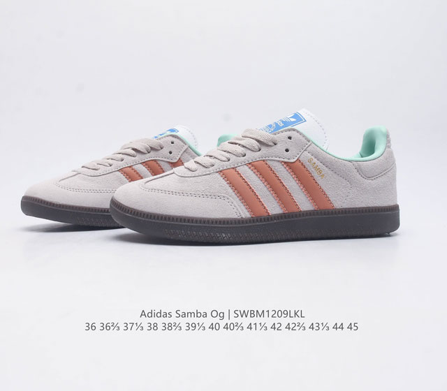 Adidas Originals Samba Og Shoes is a classic sports shoe that showcases a casual and modern style. It is a fashionable classic shoe for men and women that was born in the 1950s