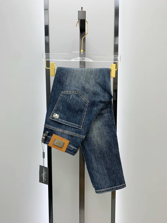Armani, 2024 SS Spring/Summer New Jeans, Customized Full Set of Hardware, Brand New Design Craftsmanship, Fine Craftsmanship, Perfect Details, High Version Size: 29-38 None 35.37