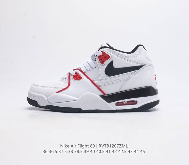 Company level Nike Super Cool Nike Air Flight 89 Air Cushion Shoes AJ4 Simplified Brother Basketball Shoes Men's and Women's Sports Shoes Air Jordan 4 Twin Brother Nike Air Flight