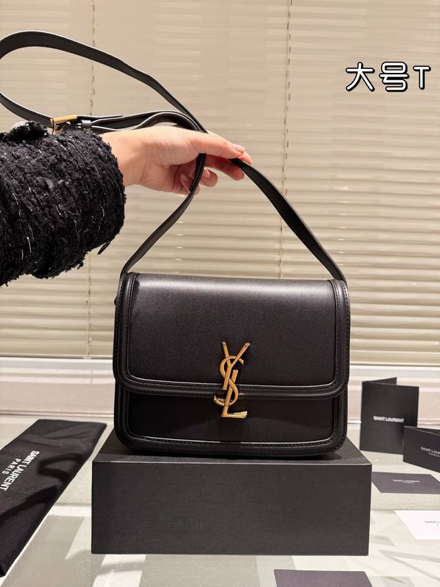 Large Ysl Tofu Bag It Bag_ Must Know Hot Item, Ysl Solferino Original Factory Fine Toothpick Pattern Box Leather, with excellent hand feel and flexibility of the leather surface! The newly designed 
