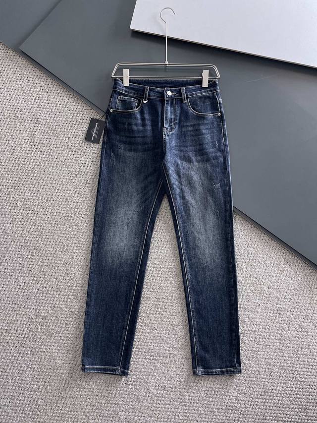 Armani 2024 SS Spring/Summer New Jeans, Customized Full Set of Hardware, Brand New Design Craftsmanship, Fine Craftsmanship, Perfect Details, High Version Size: 29-38 None 35.37