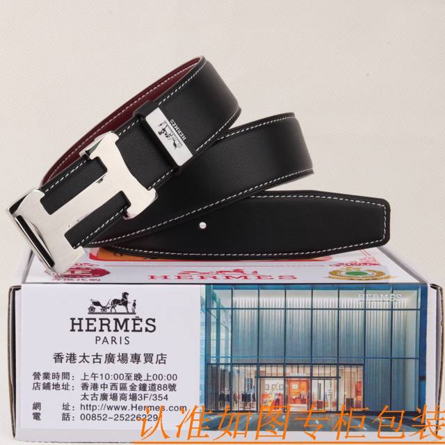Belt and belt: Original single cowhide belt from Herm è s, men's belt: Material: 100% head layer cowhide belt, guaranteed genuine leather belt, original quality and exquisite workmanship at the counter, fashionable brand, preferred packaging for pers
