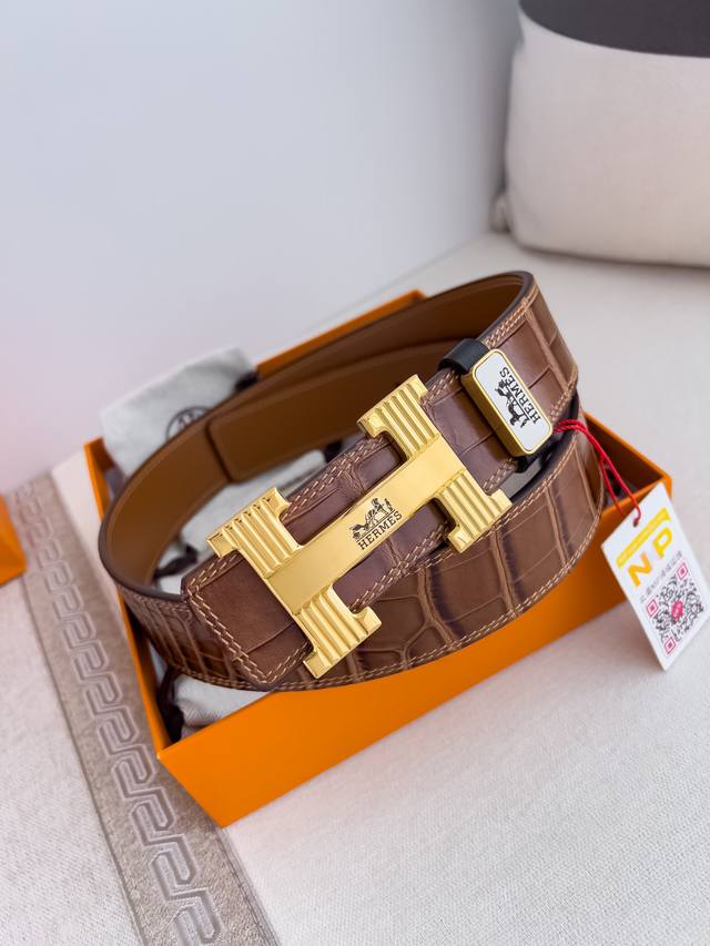 Product Name: Emas Hermes waist belt original model: Buckle, classic pure steel buckle head, double-sided top layer cowhide, photo material: double-sided top layer cowhide, buckle series, pure steel buckle head, palladium plating electroplating proce