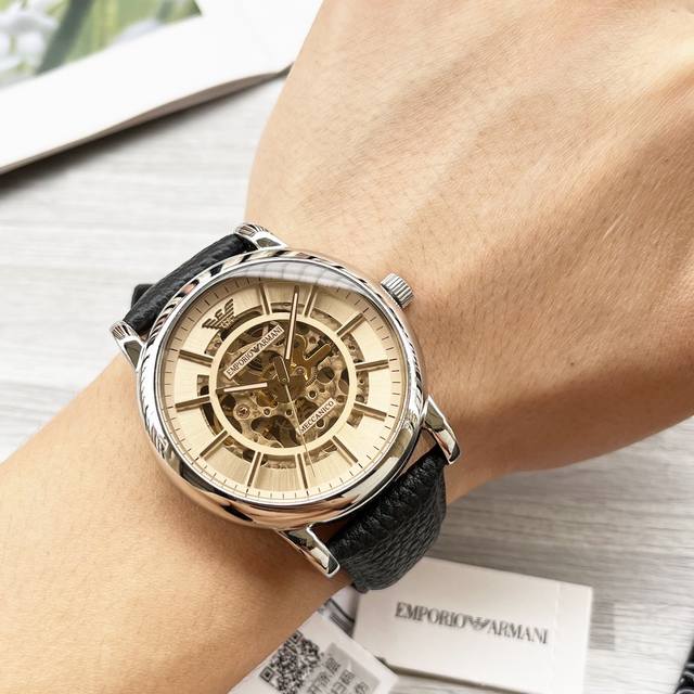 FFF Gold 20 Steel Belt 20 Hangzhou Machinery 8210A Movement shipped from Hong Kong Non market Ordinary Movement Armani Armani Type: Latest Popular Male Mechanical Watch Model: AR1980 Three in One, Waterproof: 30: