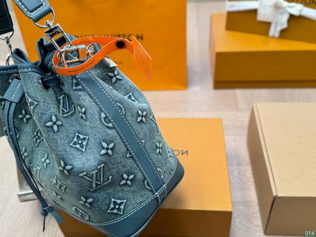 Folding Box Lv New Bucket Bag Drawstring Bucket Bag Favorite Item Sincerely Recommended Must Keep Item Large Capacity Meets Daily Needs Size 21 24: