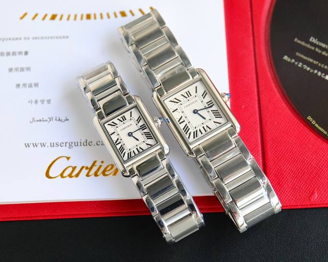 Aperture Drill Ring Taiwan Factory Cartier Tank Must Super Masterpiece Hot Attack Size: Medium 33.7 * 25.5mm Small 29.5 * 22mm 1. Taiwan Factory Authentic Substitute Grade Dial with Swiss Quartz 75