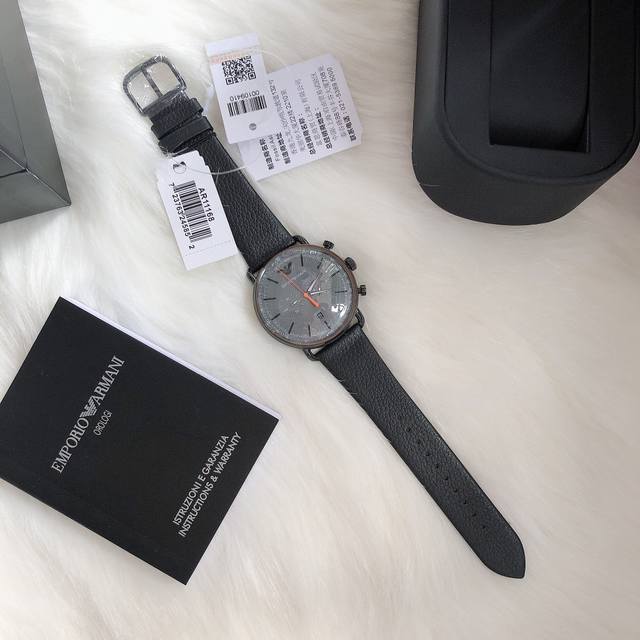 Original ARMANI official website model: AR11168 Movement type: Quartz clasp: Needle clasp Mirror material: Mineral reinforced glass Case material: Stainless steel Strap material: Italian imported cowhide Dial diameter: 4: