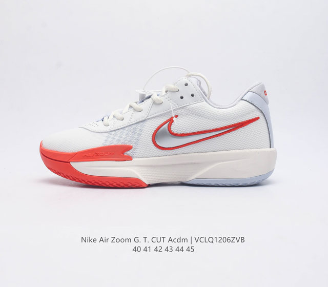 Nike Air Zoom G.T. Cut Acdm Men's Sports Shoes Low cut Practical Basketball Shoes Gt Cut Series Simplified Version g T. Cut Acdm physical exposure continues.