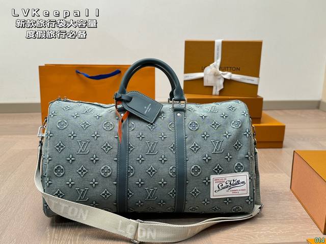 Lvkeepall's new travel bag with large capacity is a must-have for vacation travel and a must-have item for fashionistas. The actual product will definitely amaze you in size 48 26: