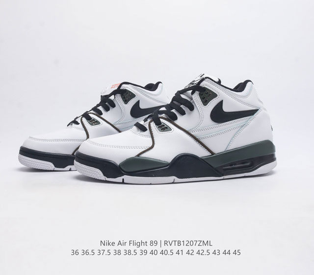 Company level Nike Super Cool Nike Air Flight 89 Air Cushion Shoes AJ4 Simplified Brother Basketball Shoes Men's and Women's Sports Shoes Air Jordan 4 Twin Brother Nike Air Flight