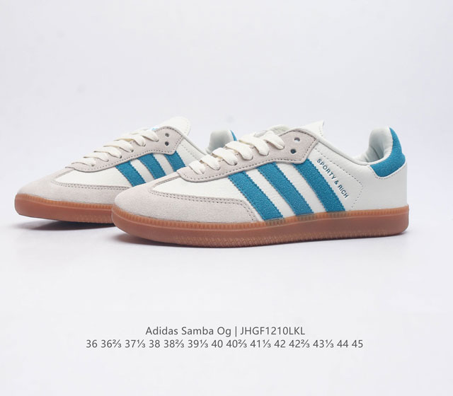 Adidas Originals Samba Og Shoes is a classic sports shoe that showcases a casual and modern style. It is a fashionable classic shoe that was born in the 1950s