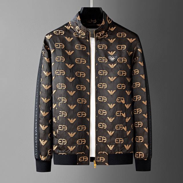 Armani 2024 Autumn Jacket and Jacket Counter Edition, Original Order Authentic, Synchronized with Official Website, Customized Grade Ready to Wear Fabric for Customers, Simple and Elegant, Complete Original Brand Hardware Accessories, Super Versatile