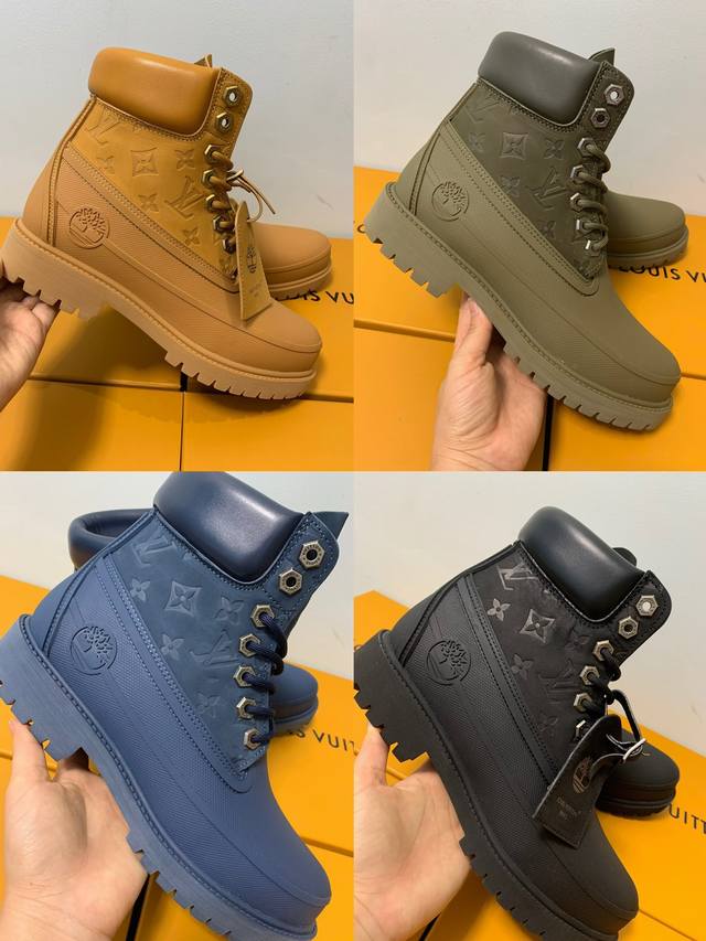 L Family Collaboration P: Couple Size: Women's 35-40 Men's 39-44 45 Customized Timberland Collaboration Via Instagram Lv Early Autumn Timberland Big Yellow Boots