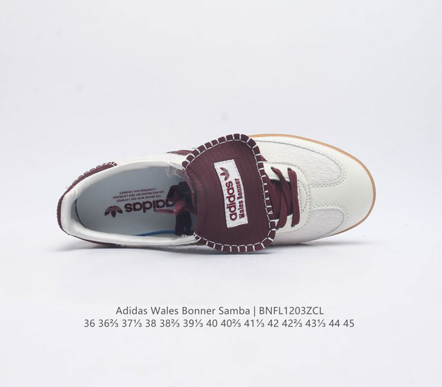 The authentic retro and avant-garde brands have all taken over the classic retro low top casual running shoes of the United Kingdom designer brand Wales Bonner X Adidas Wb Samba Wb Nissan series. Item number Ie0586