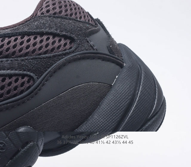 Adidas Yeezy 500 Coconut Men's and Women's Retro Dad Shoes Running Shoes Thick Bottom Dad Shoes If you want to say the most textured shoe in the Yeezy family, then Yeezy 500 definitely ranks high