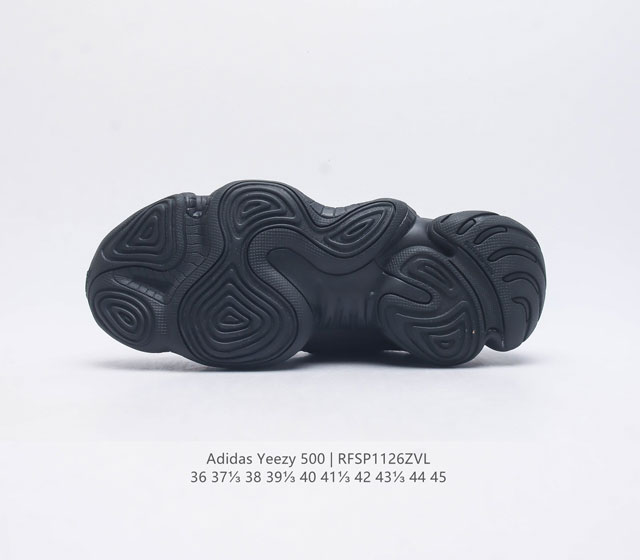 Adidas Yeezy 500 Coconut Men's and Women's Retro Dad Shoes Running Shoes Thick Bottom Dad Shoes If you want to say the most textured shoe in the Yeezy family, then Yeezy 500 definitely ranks high