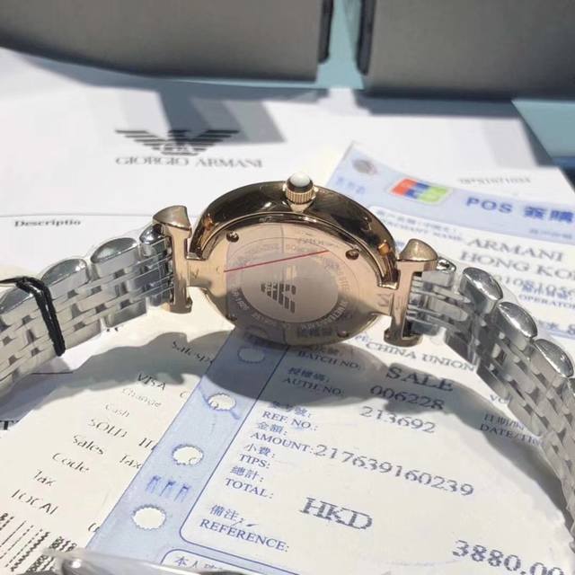 Three in one code now, supports scan code verification!! Armani Starry Sky Women's Watch Model: Ar1926 316 Stainless Steel Case Belt, Armani Starry Sky Diamond - Made of Swarovski rhinestones, imported from abroad