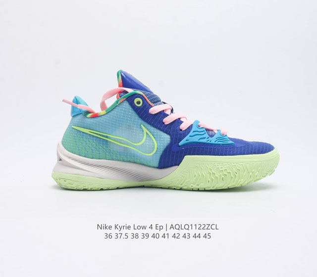 The Nike Kyrie Low 4 Ep men's and women's Irving 4 low top practical basketball shoes are designed to help players achieve fast performance and multi-directional grip while controlling the ball and shaking off defense. The Nike Kyrie Low 4 Ep men's a
