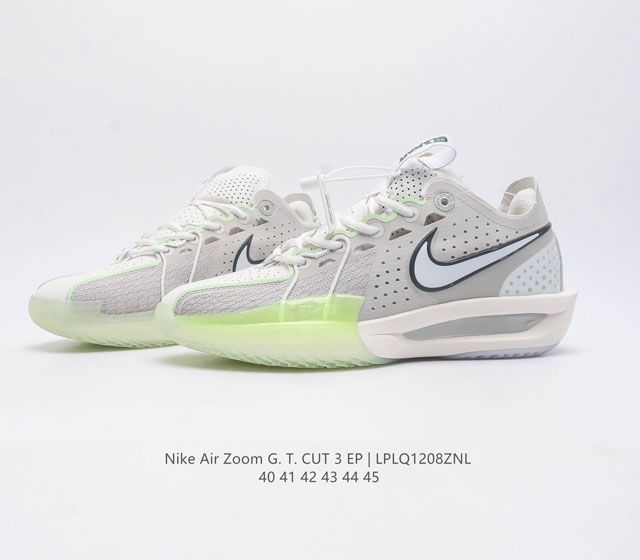 Nike men's shoes 23 new sports shoes Air Zoom Gt Cut 3 generation low top shock-absorbing sports shoes practical training basketball shoes new generation practical god shoes Nike's new masterpiece Zoomx technology brings basketball