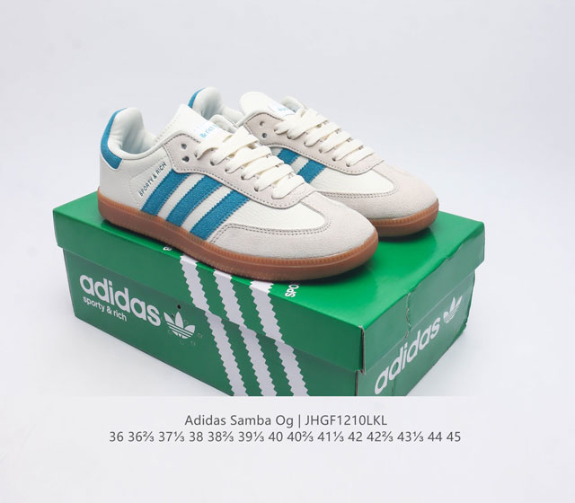 Adidas Originals Samba Og Shoes is a classic sports shoe that showcases a casual and modern style. It is a fashionable classic shoe that was born in the 1950s