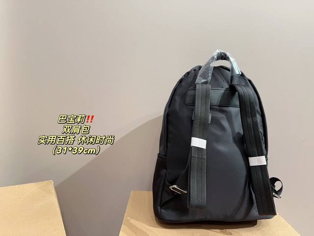 Size 31.39 Burberry Backpack Simple and Versatile with High Appearance for Daily Outing