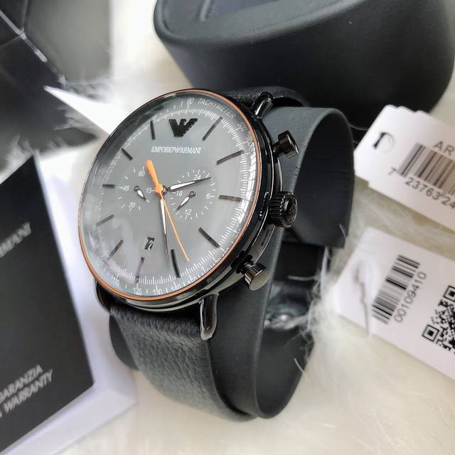 Original ARMANI official website model: AR11168 Movement type: Quartz clasp: Needle clasp Mirror material: Mineral reinforced glass Case material: Stainless steel Strap material: Italian imported cowhide Dial diameter: 4: