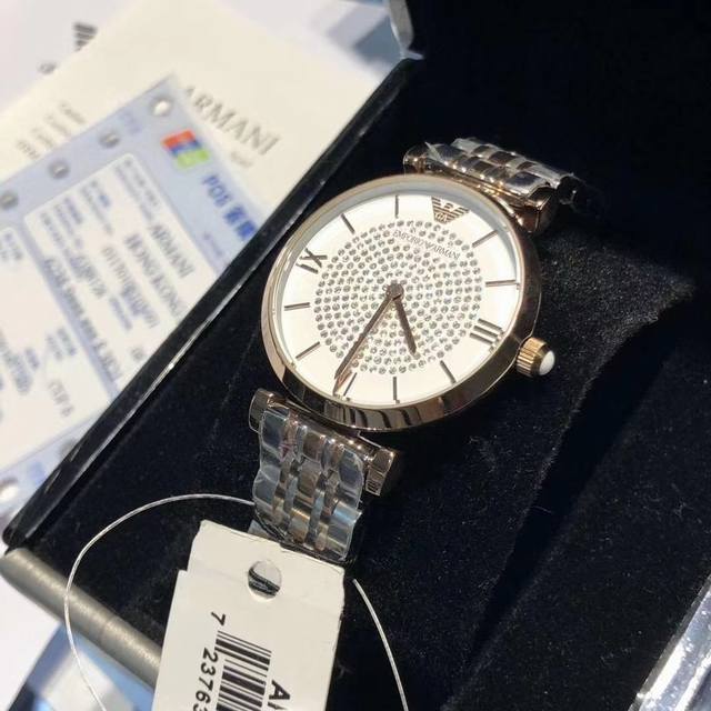 Three in one code now, supports scan code verification!! Armani Starry Sky Women's Watch Model: Ar1926 316 Stainless Steel Case Belt, Armani Starry Sky Diamond - Made of Swarovski rhinestones, imported from abroad