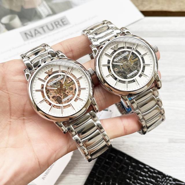 FFF Gold 20 Steel Belt 20 Hangzhou Machinery 8210A Movement shipped from Hong Kong Non market Ordinary Movement Armani Armani Type: Latest Popular Male Mechanical Watch Model: AR1980 Three in One, Waterproof: 30: