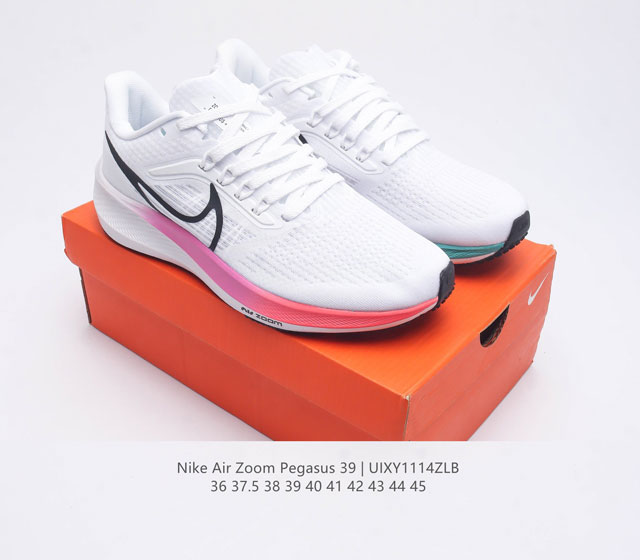 The Nike Air Zoom Pegasus 39, a stylish and comfortable running shoe with air cushion, features an intuitive design that can help you improve your running performance during both training and jogging