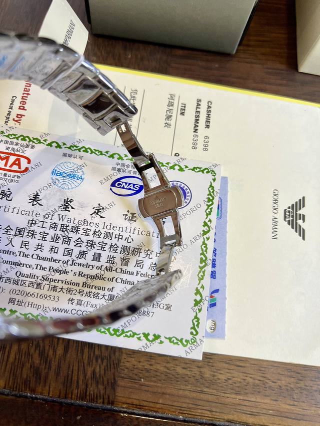 FFFH picture with packaging 25 original version, original movement button, what you have been looking for, finally in stock, highly recommended ♀♀， ARMANi Mechanical Men's Watch Arrives Armani Case: 316L Stainless Steel Mirror: Reinforced: