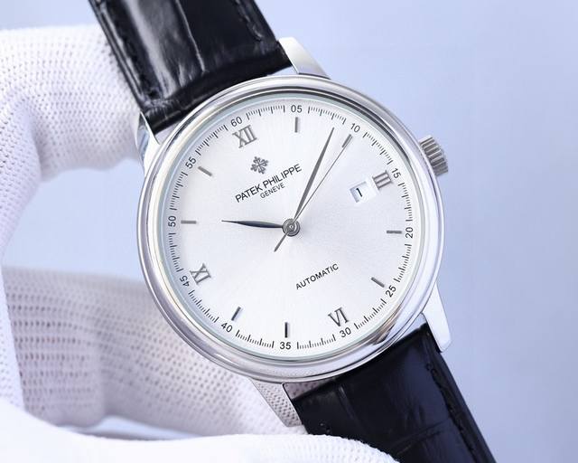The latest model of Patek Philippe Patek Philippe high-end automatic watch will be launched in 2024 by the white goldsmith! The men's watch is simple yet elegant, with a diameter of 40Mm and a 316 stainless steel case. It is equipped with original an