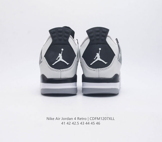 Velvet Nike Jordan 4 Aj4 retro casual sports culture basketball shoes adhere to the design concept of lightweight speed basketball shoes to reduce weight while improving comfort