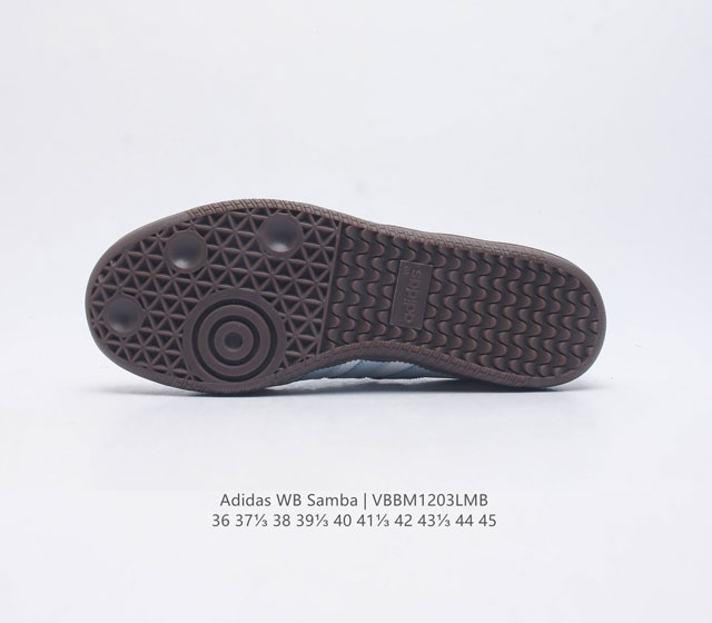 Adidas Wb Samba Samba Training Shoes Korean Ghost Order Samba Anniversary Series Difference Market Fake Leather Currency Adidas Classic samba Og Slender Shoes