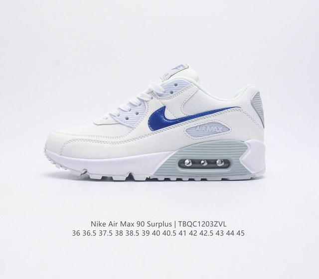 The Nike Air Max 90 Surplus men's and women's casual running shoes feature breathable, comfortable, shock-absorbing, and durable soles. The shoes are designed with seamless waterproof Tech Tuff blocking