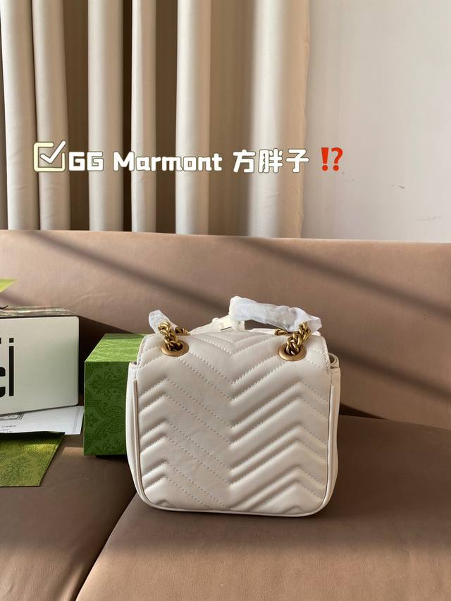 Remastered Size: 18 * 14cm Gg Marmont Square Fat Gucci New Cute Shocking Attack for Babies, Definitely the Next Hot Product