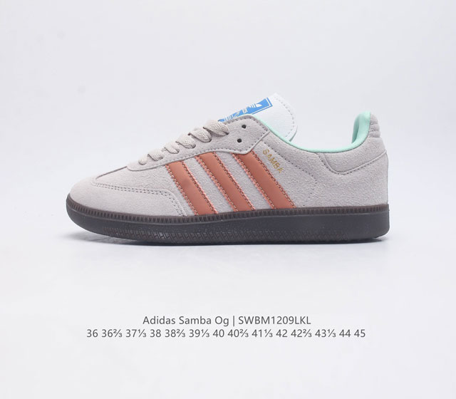 Adidas Originals Samba Og Shoes is a classic sports shoe that showcases a casual and modern style. It is a fashionable classic shoe for men and women that was born in the 1950s