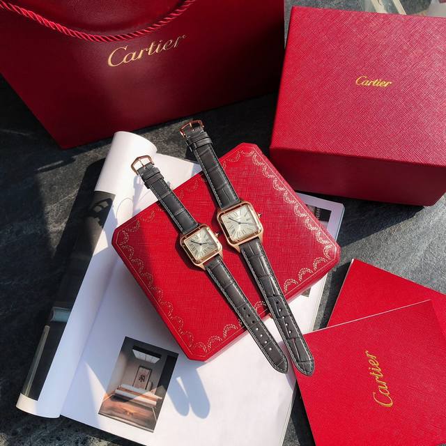Cartier's classic work, the Sandus series watch! Compared to round watches, square watches are particularly unique due to their sharp and angular design. When it comes to classic square watches, Cartier's Sandus naturally makes the list. Sandus watch