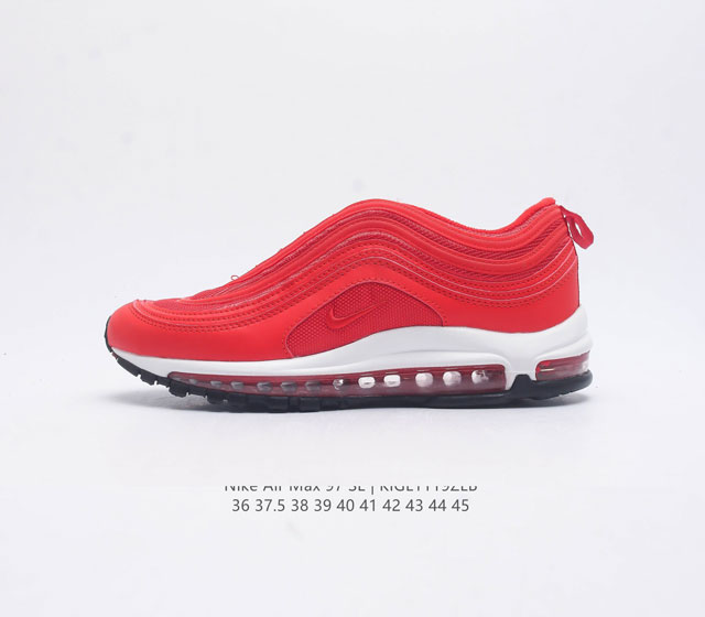 Nike casual shoes classic air cushion Air Max 97 bullet air cushion low top sports shoes Air Max 97 sports running shoes with streamlined shoe body and excellent technology create all-round protection for sports enthusiasts