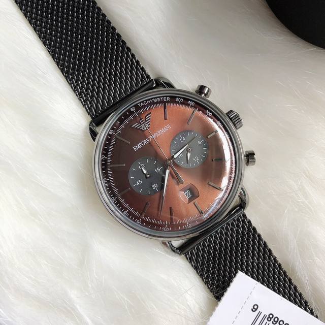 Original Armani 148000 Official Website Model: AR11141 Case: 316L Stainless Steel Mirror: Reinforced Mineral Glass Strap: Stainless Steel Mesh Buckle: Concealed Buckle Size: 43mm * 11: