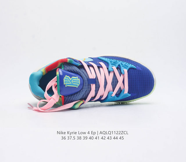 The Nike Kyrie Low 4 Ep men's and women's Irving 4 low top practical basketball shoes are designed to help players achieve fast performance and multi-directional grip while controlling the ball and shaking off defense. The Nike Kyrie Low 4 Ep men's a