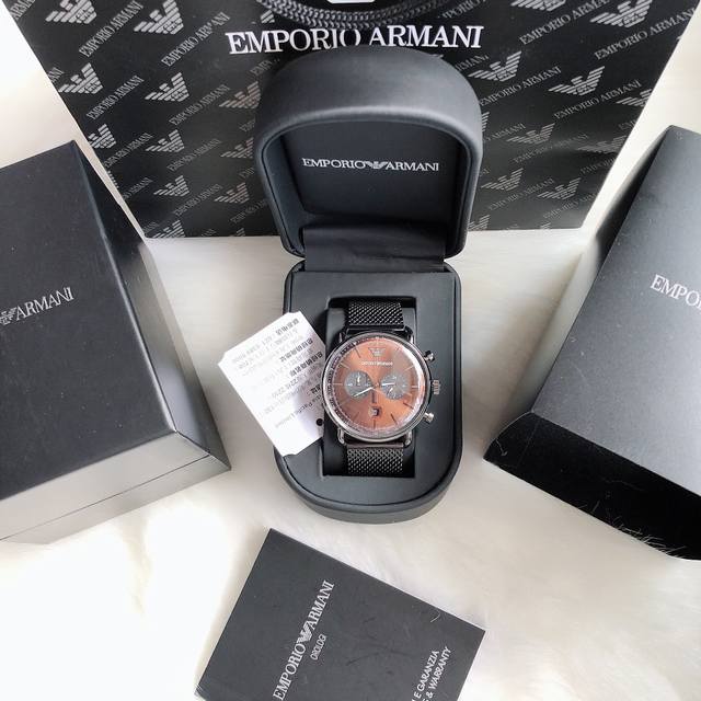 Original Armani 148000 Official Website Model: AR11141 Case: 316L Stainless Steel Mirror: Reinforced Mineral Glass Strap: Stainless Steel Mesh Buckle: Concealed Buckle Size: 43mm * 11: