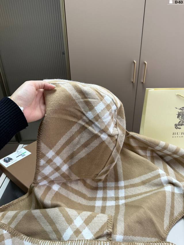 Gift Box 10 Burberry Scarf and Hat Style - High end, Comfortable, Fashionable, and Stylish. Trust me and accept it. It's grand, elegant, and simple, and I'll give it a perfect score for the color!!! D-63