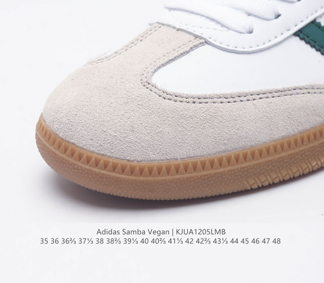 Adidas men's and women's sports shoes, clover sambavegan casual shoes, retro board shoes, classic sports shoes with environmentally friendly design, rejuvenated Adidas Samba classic shoes strive to accompany you forward