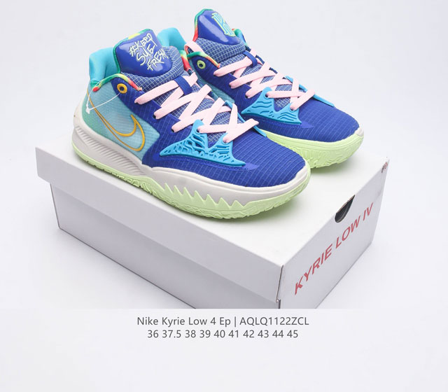 The Nike Kyrie Low 4 Ep men's and women's Irving 4 low top practical basketball shoes are designed to help players achieve fast performance and multi-directional grip while controlling the ball and shaking off defense. The Nike Kyrie Low 4 Ep men's a