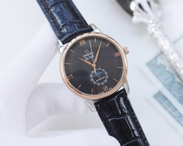 White shell gold shell steel strap 20 brand: Omega Omega type: Men's watch case: top-level version 316 stainless steel l strap: imported calf leather strap 316L stainless steel strap movement: fully automatic mechanical movement mirror: mineral: